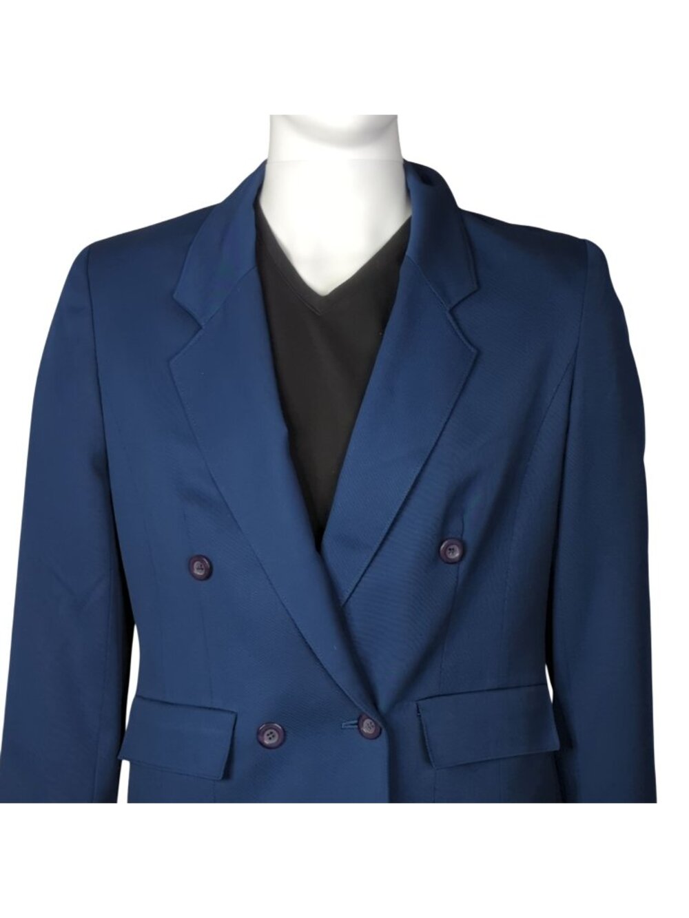 Pendleton Blue Wool Vintage 2Pc Skirt Set, Women's 12